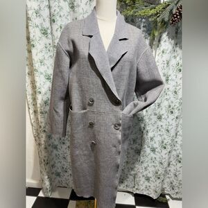 Trina Turk coat grey